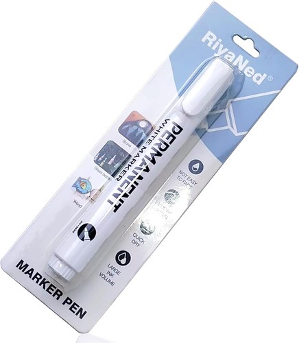 Marcatore acrilico bianco