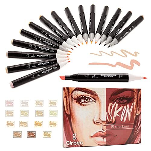 Girben set skin pennarelli - set,
